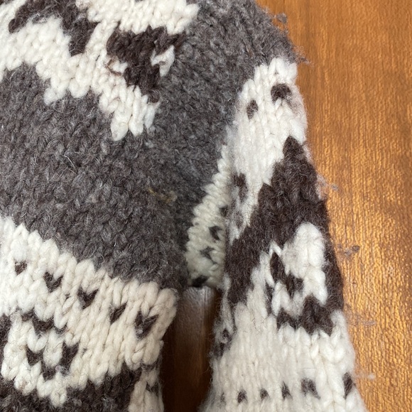 Vintage Cowichan Indian Sweater - Picture 10 of 16